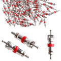Graceful 100Pcs Car Truck Replacement Tire Tyre Valve Stem Core Part With Wrench. 