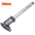 Vernier Caliper Electronic Tools 100mm Digital LCD Display Calliper Micrometer Ruler Instrument Depth Measuring Tool 150mm 0.1mm-150mm black.