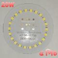 5 pic Diy White Led Floodlight Spotlight Led Bulb Lamp Plate For 20w Led Lamp Plate External AC Driver 18w To 20w Driver Required. 