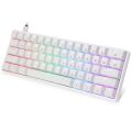Skyloong GK61 Wired Compact Mechanical Keyboard 61Keys Portable RGB Backlit Programmable 3Pin HotSwap Keyboard for Games. 