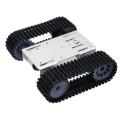 Silver TP101 - Dual 12V Motorised Tracked Robot Tank Chassis. 