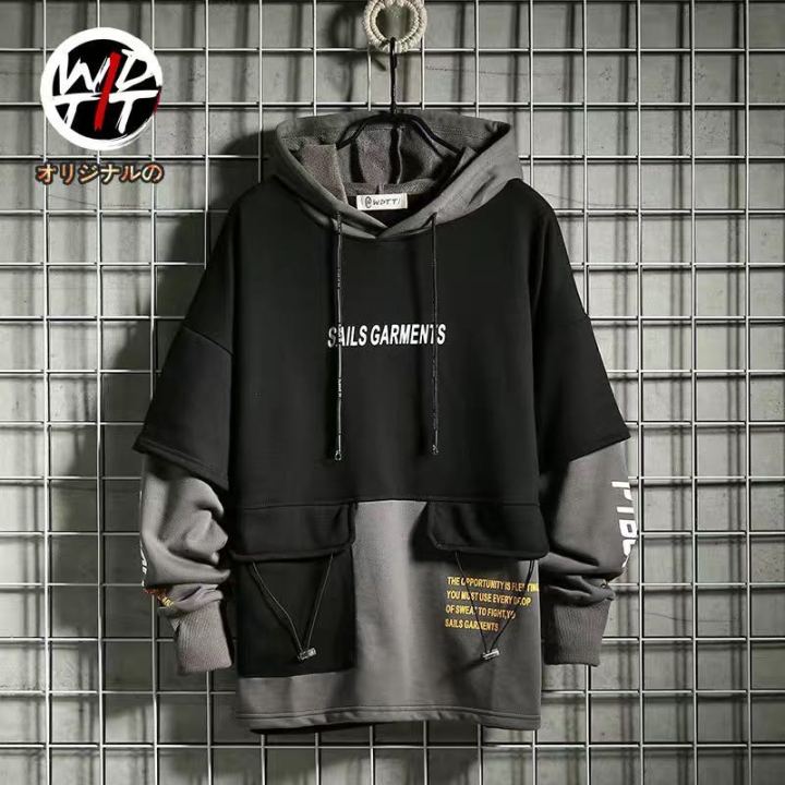 Spring%20and%20autumn%20hoodies%20men's%20thin%20color%20matching%20-hop%20tide%20brand%20loose%20tooling%20ckets%20handsome%20hooded%20jacket%20men's%20-%20Image%204