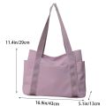 Large Capacity Nylon Tote Bags for Work Commuting Carrying Bag College Style Student Outfit Book Shoulder Bag. 