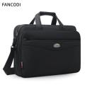 Waterproof Tough Oxford 16 Inch Laptop Case Briefcase Large Capacity Men's Office Business Bag Expansion Travel Laptop Bag 6402.