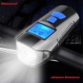 USB Rechargeable Waterproof Cycling Headlight with 5 Modes, High Brightness LED Night Riding Bike Light. 