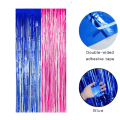Baby Shower Combo: Golden Banner, Pink & Blue Balloons, Foil Curtain, Balloon Arch, Both Side Tape - Full Decoration Package - (65 Pcs).