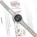 Silver - Women's Plush Digital Round Watch.
