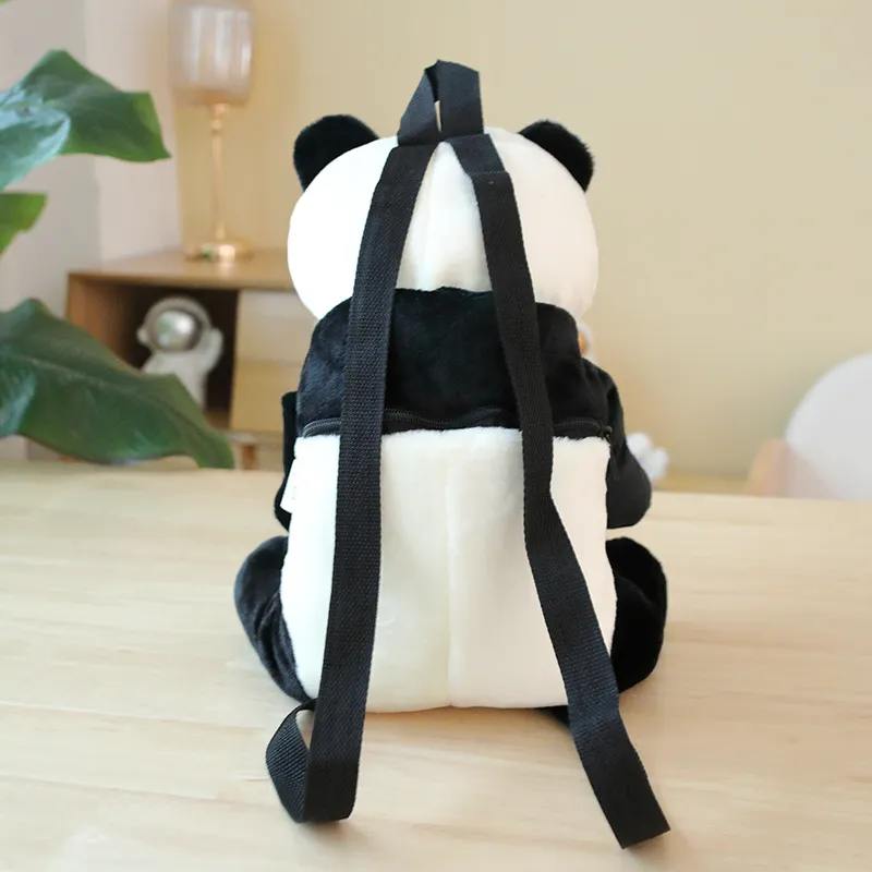 35/45cm Panda Plush Backpack Cartoon Cute Plush Toy Soft Stuffed - Main Image