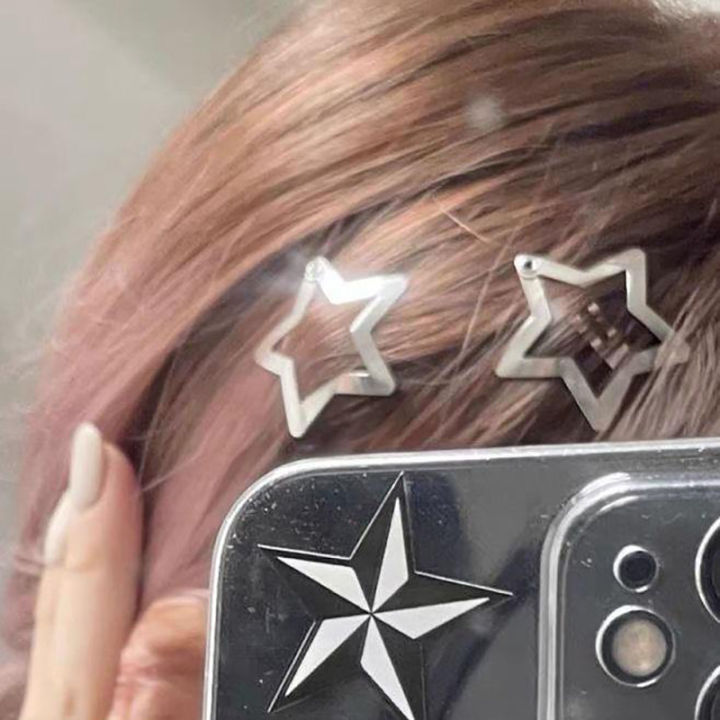 Star%20Hair%20Clips%20Snap%20Hair%20Barrettes%20Star%20Hair%20Accessories%20Y2K%20Metal%20Hair%20Clips%20Mystic%20-%20Image%204