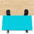 2 Pieces Under Desk Keyboard Tray Adjustable Keyboard Bracket for Computer Elbow Support. 