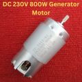 800W Generator Motor TP 7912-81 800W DC 220V 230V Class 180 Dynamo Generator Motor With D25XB80 25A Bridge Rectifier 220V DC Generator Motor 800W For Mini Fans LED Lights Use 775 Motor. 