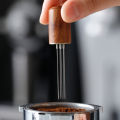 Stainless Steel Coffee Powder Tamper Espresso Powder Stirrer Distributor Leveler WDT Tools Cafe Stirring Barista Accessories. 