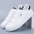 White Shoes2022New Style White Sneakers Men's Fashionable All-Matching White Shoes for Middle School Students Men's Casual Sneakers.