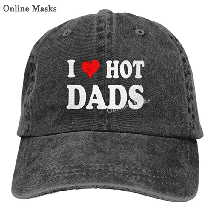 %E3%80%90Nice%20Day%20Toy%20Findings%20Store%E3%80%91%EF%BC%88NEW%EF%BC%89I%20Love%20Hot%20Dads%20I%20Heart%20Dads%20Love%20Hot%20Dads%20Hat%20Cap%20Adjustable%20Washable%20Cowboy%20Hat%20Denim%20Cap%20for%20Man%20-%20Image%207