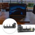 P82A 3-Key Mini Keypad One Handed Mechanical Gaming Keyboard, Multifunctional Shortcut Programmable Macro Keyboard, With Knob. 