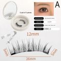 Magnetic Eyelashes Handmade 3D Natural Magnetic False Magnetic Tweezers Handmade Reusable Eyelashes Set Eyelashes for Women.