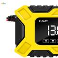 Smart Car Battery Charger Trickle Charger Protection Versatile Battery Maintainer for Yellow. 