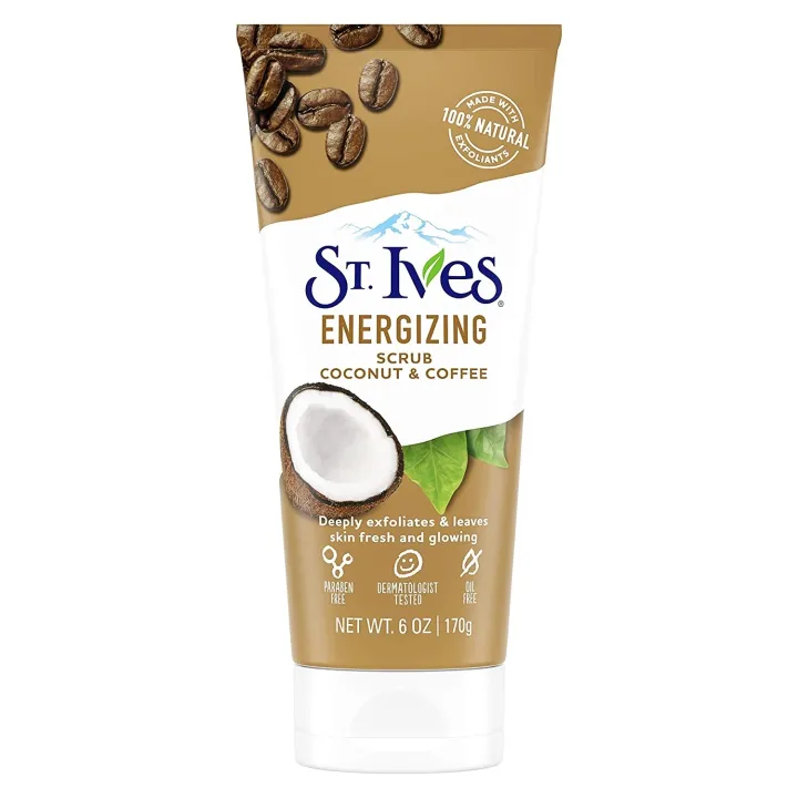 St.Ives%20Energizing%20Coconut%20&%20Coffee%20Face%20Scrub,170g%20-%20Image%203