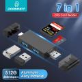 【Limited stock】 DoomHot Card Reader 7 in 1 USB Micro Card Reader OTG Computer SD TF - Versatile Card on the Go - Durable & efiicient.