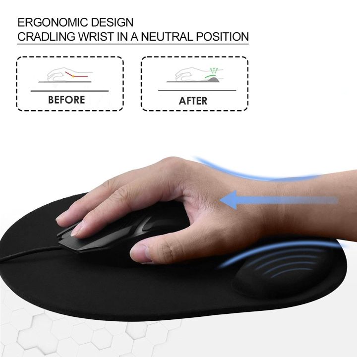 Mousepad with Gel Wrist Support