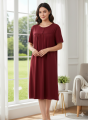 🧥✨Ladies cotton maxi nightdress 💖comfort for all day-night💖. 
