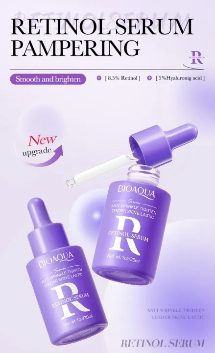 BIOAQUA%20Anti-wrinkle%20Tighten%20Tender%20Skin%20Elastic%20Retinol%20Face%20Serum-%2030ml%20-%20Image%203