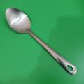 4 pcs stainless steel silver color Serving spoon set long rice spoon,Soup Spoon, Slotted Turner, slotted spoon 4 pcs cookware set. 