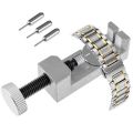 Watch Band Link Remover Kit with 3 Extra Pins Adjust Slit Strap Bracelet Chain Pin Remover Adjuster Repair Tool Kit Men Women Watch Strap Removal Tool.