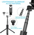 L03 Bluetooth 4.0 Wireless Aluminum Alloy Selfie Stick Tripod Foldable Monopods for Gopro SmartPhones Camera.