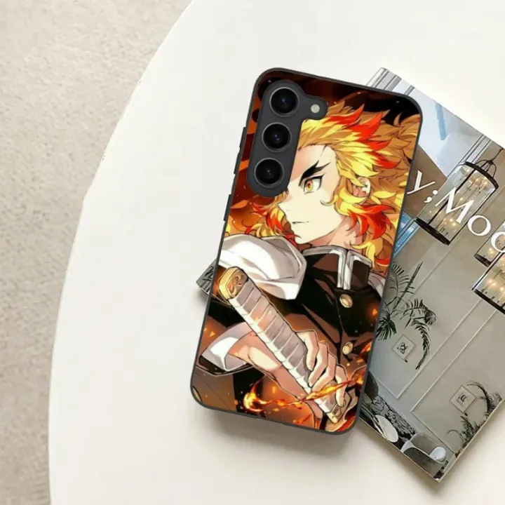%E3%80%90Healer%20DingD%E3%80%91%20Demon%20Slayer%20Kyojuro%20Rengoku%20Phone%20Case%20for%20Samsung%20Galaxy%20S23%20S22%20S21%20S20%20S10%20S9%20Plus%20FE%20Ultra%20Lite%20Black%20Phone%20Cover%20Funda%20-%20Image%203