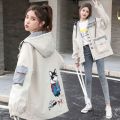 Jacket Women's-insAutumn New Girls' Korean Style Loose All-Match College Style Junior High School Students' Spring and Autumn Windbreaker. 