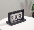 Large Size Creative Desktop Calendar Solid Wood Corporate Gift Perpetual Calendar Ornament Desktop Decor. 