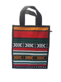 Fabric Lunch bag for every body-Black/ whith.