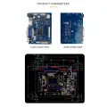 7 Inch 1024 X 600 LCD Screen Display Driver Board W/Driver Board Monitor for Raspberry Pi Support AV Reversing Priority. 