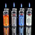 Creative Torch Floating Fire Flint Lighter Grinding Wheel Free Fire Booten Gas Lighter Inflatable Cigar Cigarette Lighter. 
