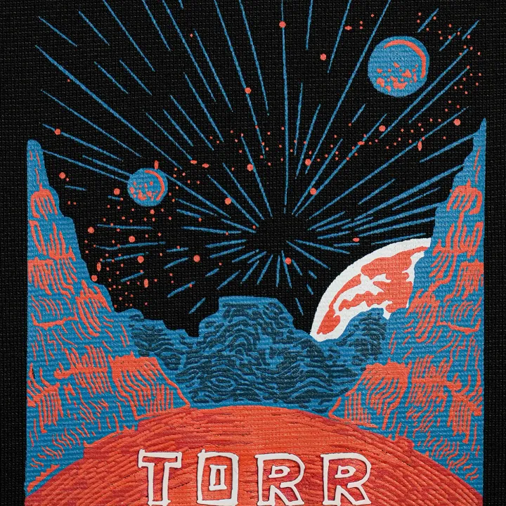 TORR%20Black%20Drop%20Shoulder%20T-shirt%20-%20Image%202