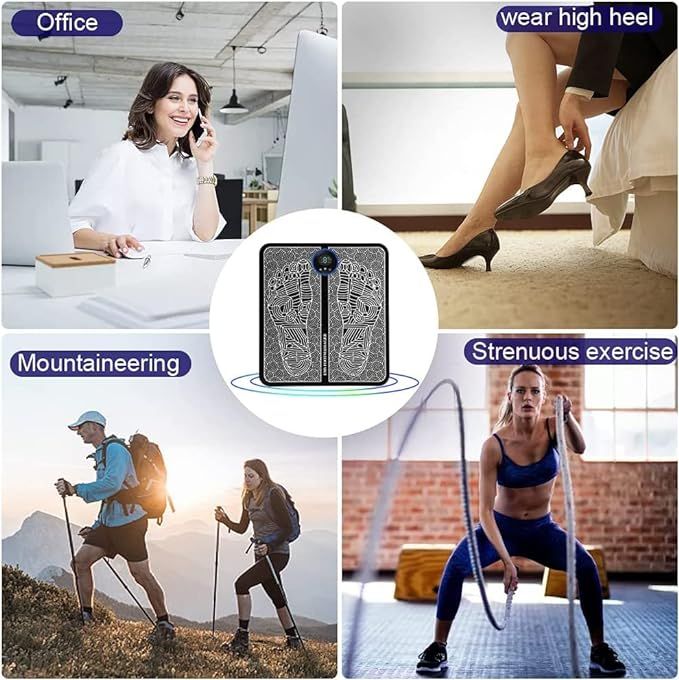 Tens%20Units%20EMS%20Mini%20Massager/EMS%20Foot%20Massage%20Electric%20Relaxation%20Machine%20for%20Legs%20Back%20Neck%20Pain%20Relief%202%20Device%206%20Body%20pad%201%20remote%20and%202%20Charging%20cable%201%20footpad%20-%20Image%204