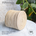 Baah’s In Beige Handcrafted Midsize Jute Basket. 