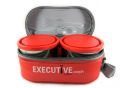 Milton Executive Lunch Box Soft Insulated Tiffin Box (2 SS Container,1 Microwave Safe Container). 