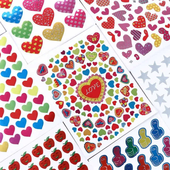 %E3%80%90Customizable%E3%80%91%20School%20Supplies%20Diary%20Decoration%20Paper%20Stick%20Label%20Glitter%20Five-Pointed%20Star%20Love%20Children's%20Stickers%20Decorative%20Stickers%20Award%20Stickers%20Teacher%20Praise%20Stickers%20-%20Image%209