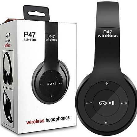 P47 Stereo Head Mounted Bluetooth Headphones Multifunctional Headset Wireless Phone Speakerphone