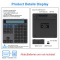 【Bestseller Alert】 2.4G Numeric Keyboard with Screen Display Calculator 2 in1 Portable Number Keypad for Win/. 