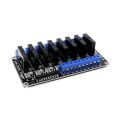 24v Black - 8 Channels Solid State Relay Shield.