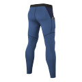 Men's Compression Pants Sports Workout Running Tights Athletic Leggings with Pocket Cool Dry Base Layer for All Season New Style.