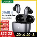UGREEN HiTune X6 ANC Wireless Headphone Bluetooth 5.1 TWS Earbuds ANC 35dB Hybrid Active Noise Cancelling for iPhone 15 Pro Max.