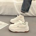Popular Platform White Shoes Women's Autumn and WinterinsTrendy Korean Casual Sneakers2023New All-Match Dissolved Sneakers.