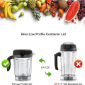 For Lid Replacement,Low Profile 64Oz Lid Fit for Blender Explorian Classic C/G Propel Series.