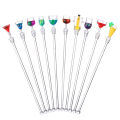 5pcs Coffee Stir Sticks Cocktail Stirrers Blender Frother Plastic Glass Mixed Drink Mixer Bar. 