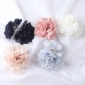 Fabric Big Flower Hair Claw Clips Women Girls Soft Chiffon Flowers Ponytail Holder Hair Clamps Barrette Fashion Hair Accessories.