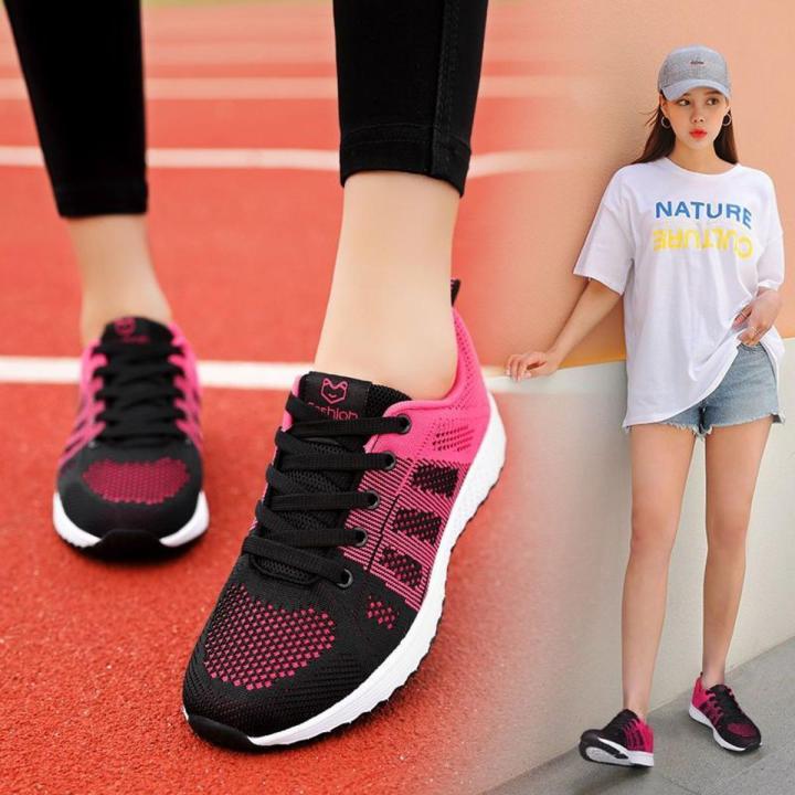 Breathable mesh summer shoes female sneakers 2023 new fashion lace-up casual shoes woman ligweig sneakers women flats shoes